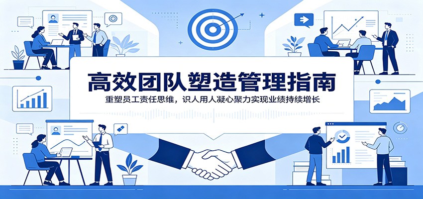 高效团队塑造管理指南:重塑员工责任思维,识人用人凝心聚力实现业绩持续增长网创吧-网创项目资源站-副业项目-创业项目-搞钱项目网创吧