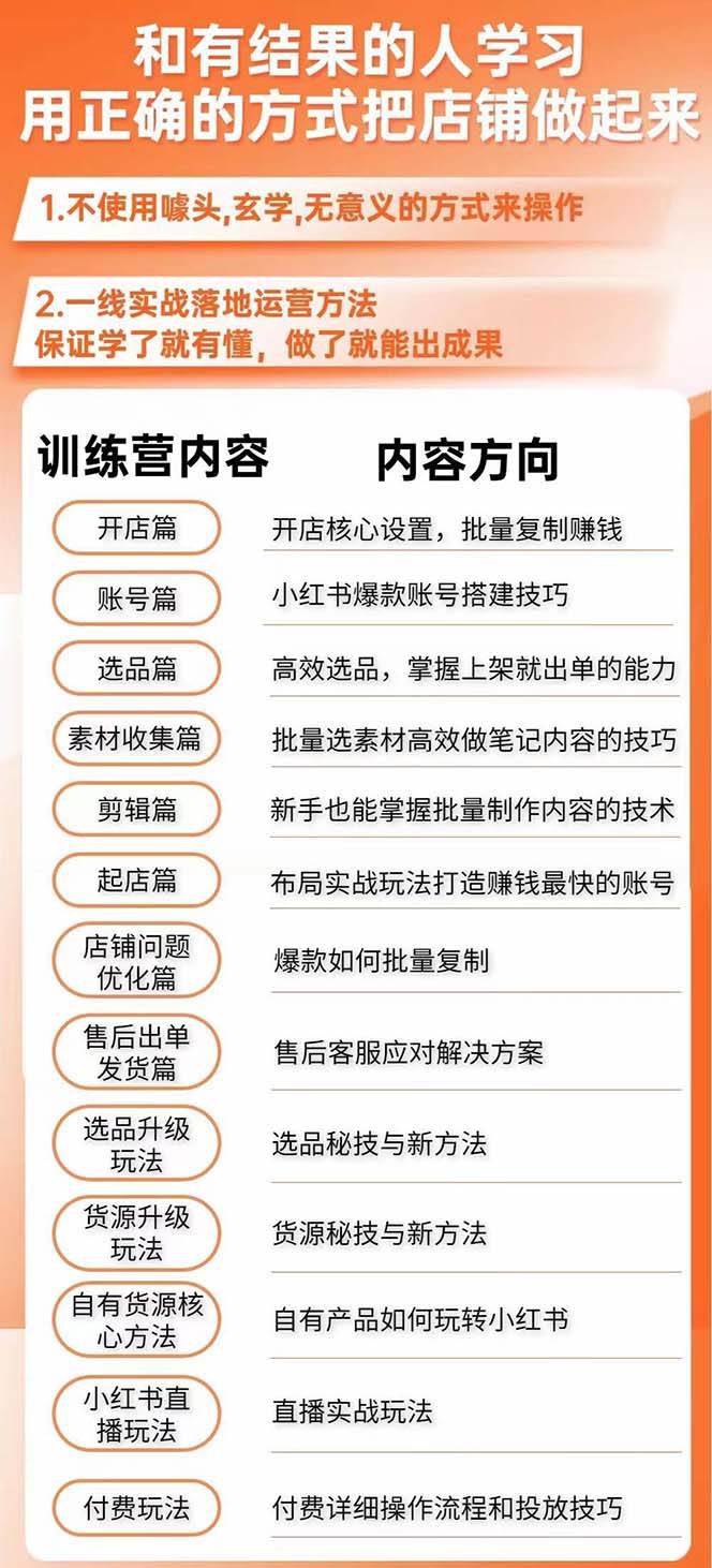 (7937期)新个体·搞钱-小红书训练营:实战落地运营方法,抓住搞钱方向,每月多搞2w+网创吧-网创项目资源站-副业项目-创业项目-搞钱项目网创吧
