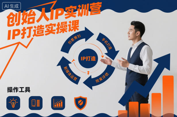 创始人IP实训营,IP打造实操课网创吧-网创项目资源站-副业项目-创业项目-搞钱项目网创吧