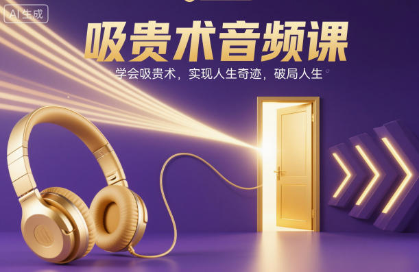 吸贵术音频课,学会吸贵术,实现人生奇迹,破局人生网创吧-网创项目资源站-副业项目-创业项目-搞钱项目网创吧