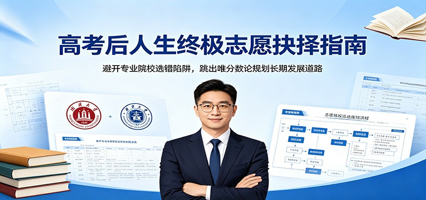 高考后人生终极志愿抉择指南：避开专业院校选错陷阱，跳出唯分数论规划长期发展道路网创吧-网创项目资源站-副业项目-创业项目-搞钱项目网创吧
