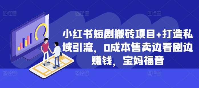 小红书短剧搬砖项目+打造私域引流,0成本售卖边看剧边赚钱,宝妈福音【揭秘】网创吧-网创项目资源站-副业项目-创业项目-搞钱项目网创吧