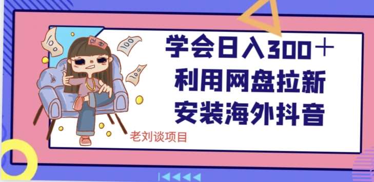 学会日入300+,利用网盘拉新安装海外抖音保姆级教学【揭秘】网创吧-网创项目资源站-副业项目-创业项目-搞钱项目网创吧