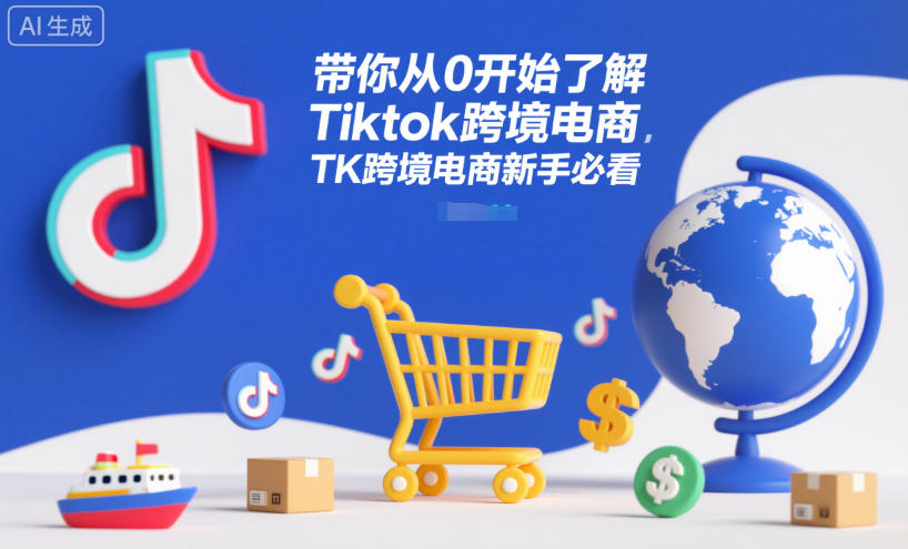 带你从0开始了解Tiktok跨境电商,TK跨境电商新手必看网创吧-网创项目资源站-副业项目-创业项目-搞钱项目网创吧