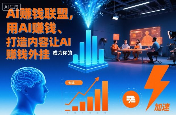 AI賺钱联盟,用AI賺钱、打造内容让AI成为你的賺钱外挂网创吧-网创项目资源站-副业项目-创业项目-搞钱项目网创吧