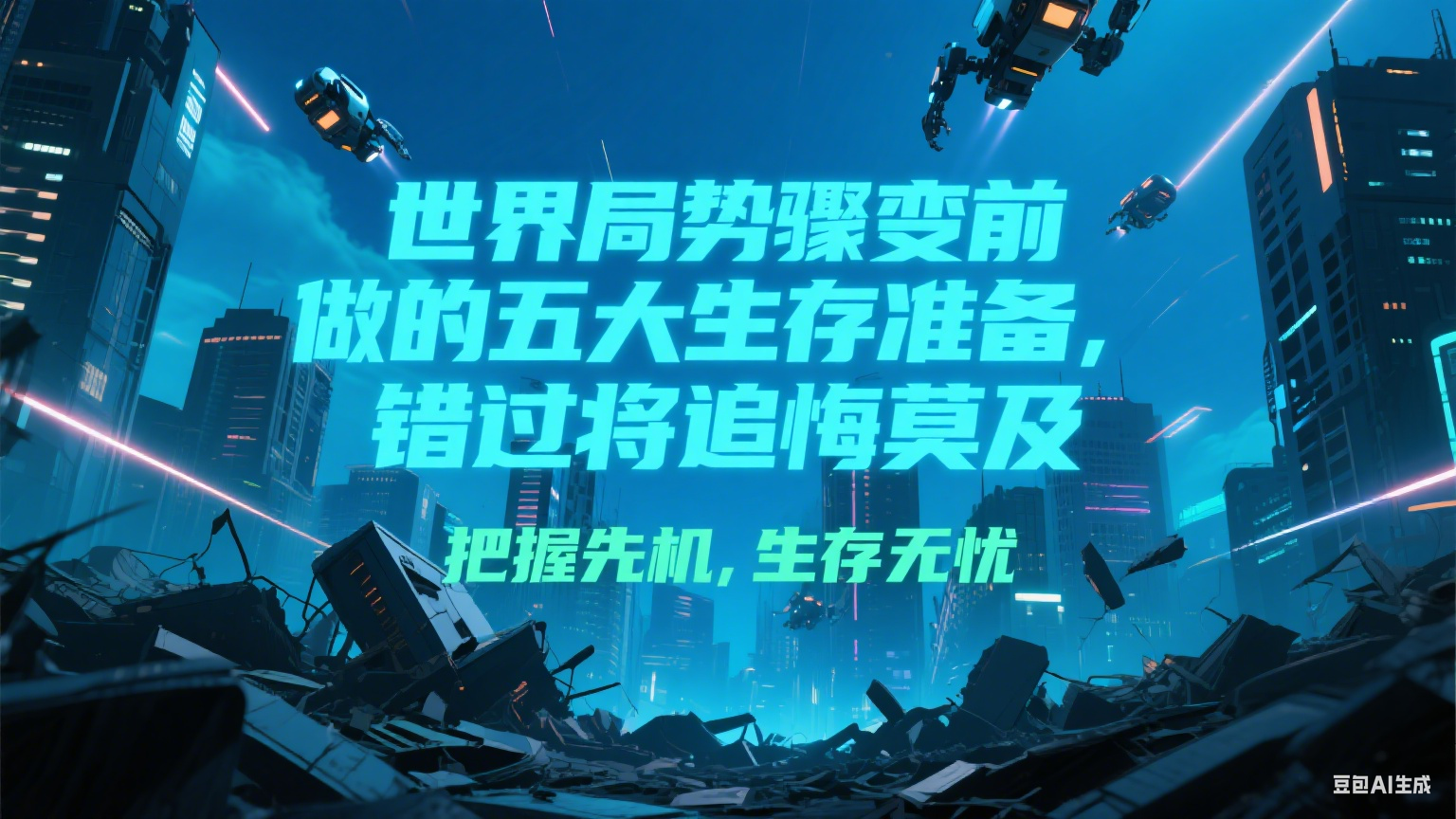 付费文章《世界局势骤变前必做的五大生存准备,错过将追悔莫及》网创吧-网创项目资源站-副业项目-创业项目-搞钱项目网创吧