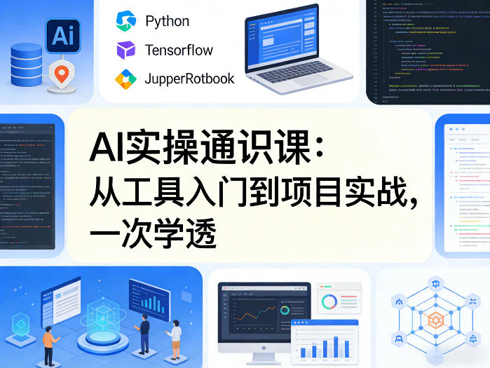 AI实操通识课,从工具入门到项目实战,一次学透网创吧-网创项目资源站-副业项目-创业项目-搞钱项目网创吧