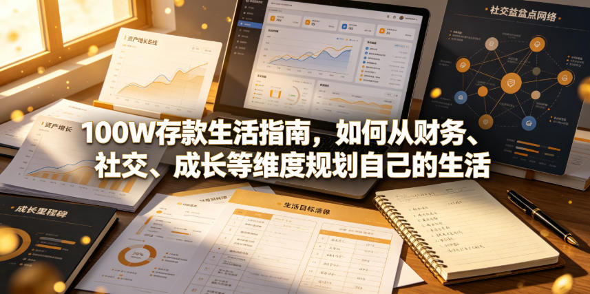 付费文章:100W存款生活指南,如何从财务、社交、成长等维度规划自己的生活网创吧-网创项目资源站-副业项目-创业项目-搞钱项目网创吧