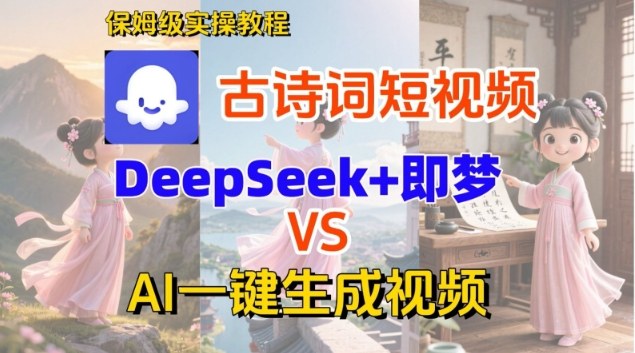 Coze扣子智能体工作流一键生成古诗词短视频,保姆级搭建教学网创吧-网创项目资源站-副业项目-创业项目-搞钱项目网创吧