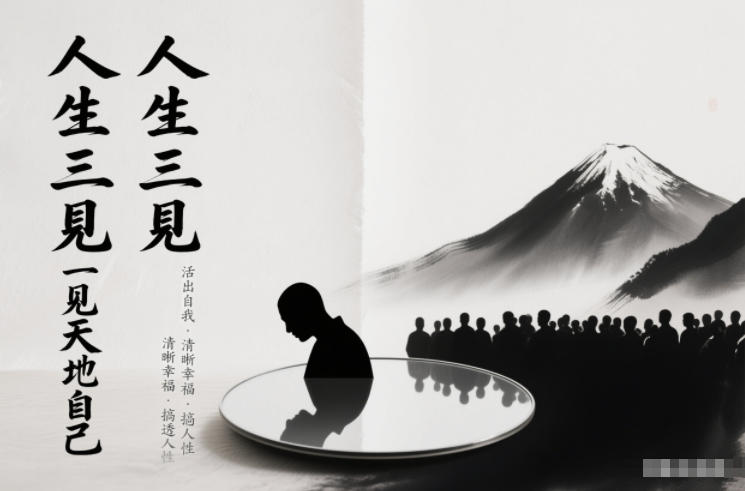 人生三见一见天地见众生见自己,活出自我拥有清晰幸福人生,搞透人性网创吧-网创项目资源站-副业项目-创业项目-搞钱项目网创吧