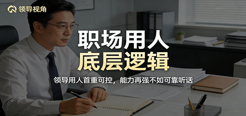 公众号付费文章：职场用人底层逻辑，领导用人首重可控，能力再强不如可靠听话网创吧-网创项目资源站-副业项目-创业项目-搞钱项目网创吧