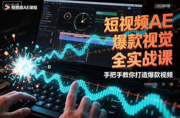 短视频AE爆款视觉全实战课,手把手教你打造爆款视频网创吧-网创项目资源站-副业项目-创业项目-搞钱项目网创吧