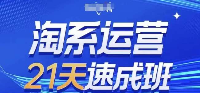 淘系运营21天速成班(更新24年7月),0基础轻松搞定淘系运营,不做假把式网创吧-网创项目资源站-副业项目-创业项目-搞钱项目网创吧