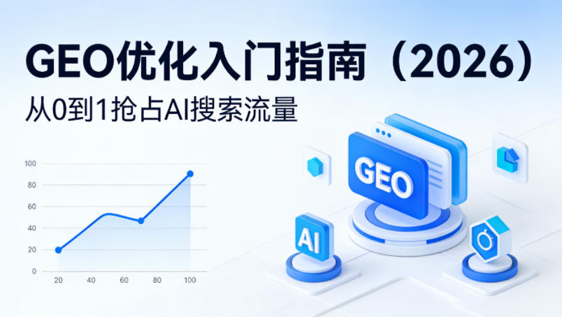 【最新】GEO优化入门指南（2026），从0到1抢占AI搜索流量网创吧-网创项目资源站-副业项目-创业项目-搞钱项目网创吧