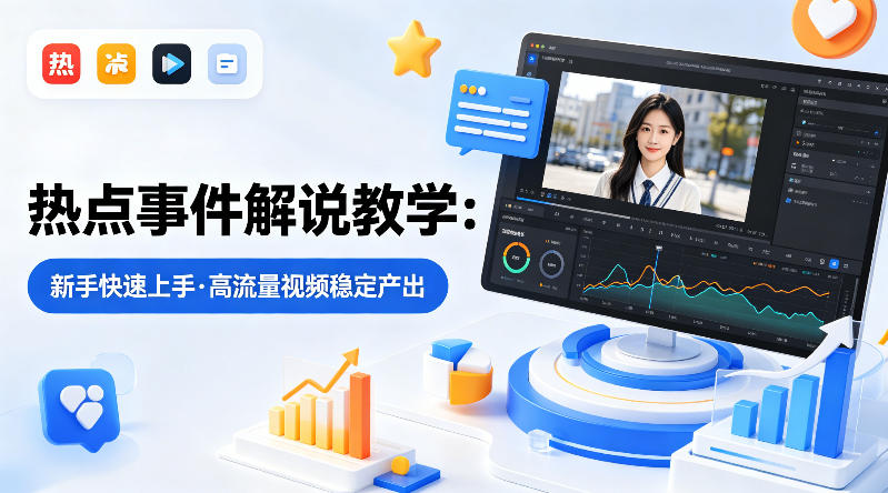 某大V的热点事件解说教学,新手也能快速上手,稳定产出高流量解说视频网创吧-网创项目资源站-副业项目-创业项目-搞钱项目网创吧
