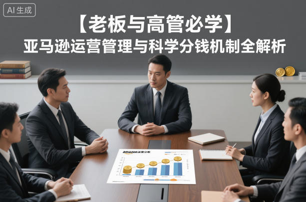 【老板与高管必学】亚马逊运营管理与科学分钱机制全解析网创吧-网创项目资源站-副业项目-创业项目-搞钱项目网创吧