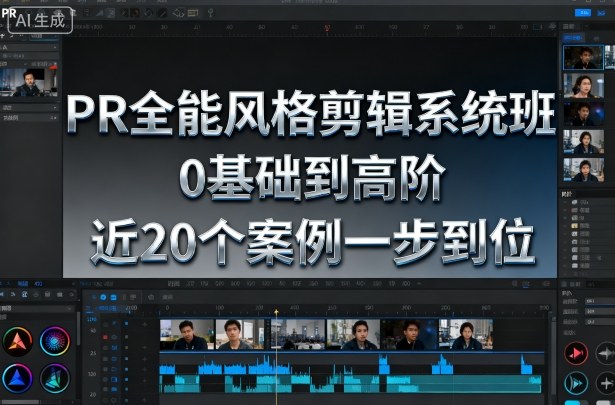 PR全能风格剪辑系统班,0基础到高阶,近20个案例一步到位网创吧-网创项目资源站-副业项目-创业项目-搞钱项目网创吧