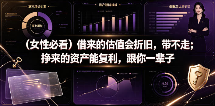 付费文章:(女性必看)借来的估值会折旧,带不走;挣来的资产能复利,跟你一辈子网创吧-网创项目资源站-副业项目-创业项目-搞钱项目网创吧