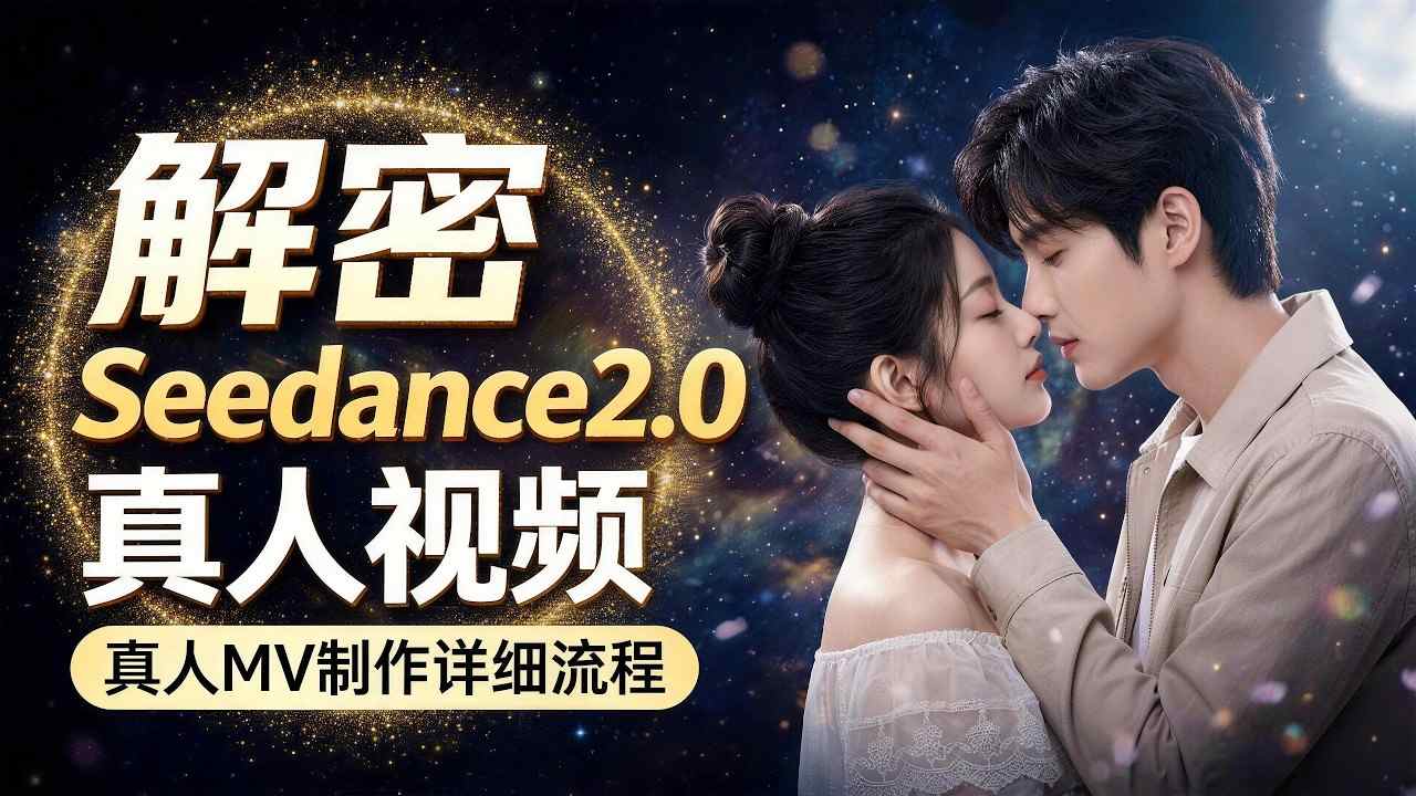 Seedance 2.0解密教程:零基础制作真人MV全流程网创吧-网创项目资源站-副业项目-创业项目-搞钱项目网创吧