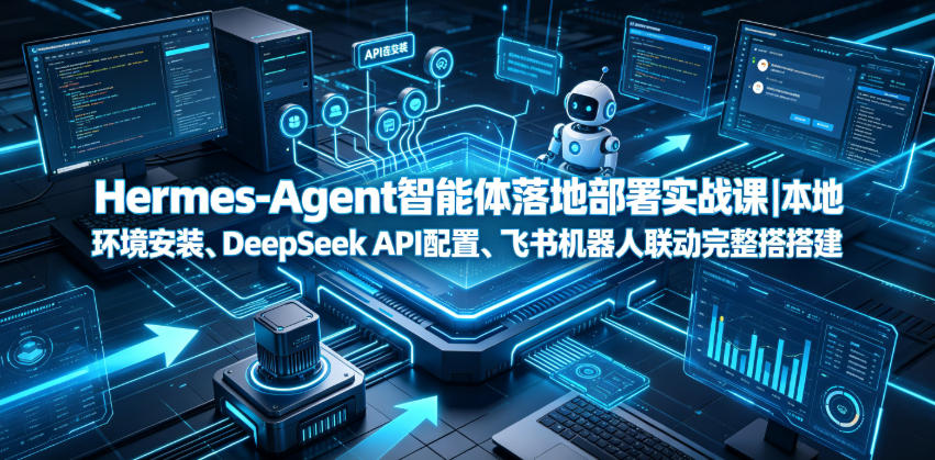 Hermes-Agent智能体落地部署实战课｜本地环境安装、DeepSeek API配置、飞书机器人联动完整搭建教程网创吧-网创项目资源站-副业项目-创业项目-搞钱项目网创吧