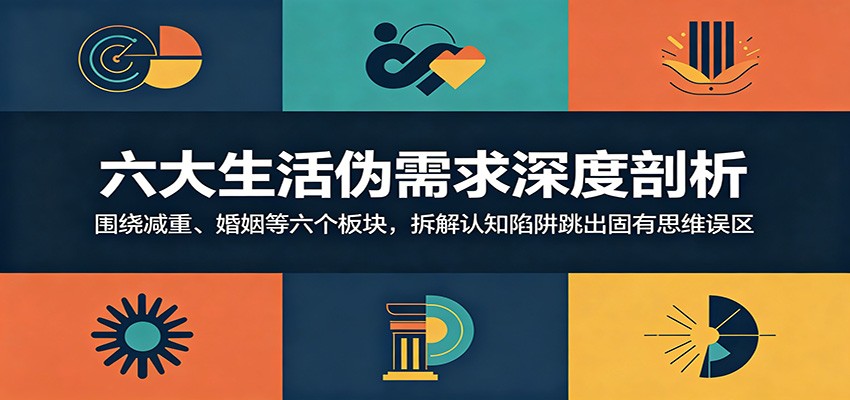 六大生活伪需求深度剖析:围绕减重、婚姻等六个板块,拆解认知陷阱跳出固有思维误区网创吧-网创项目资源站-副业项目-创业项目-搞钱项目网创吧