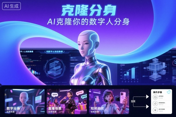 AI数字人认知实操课,克隆你的数字人分身网创吧-网创项目资源站-副业项目-创业项目-搞钱项目网创吧