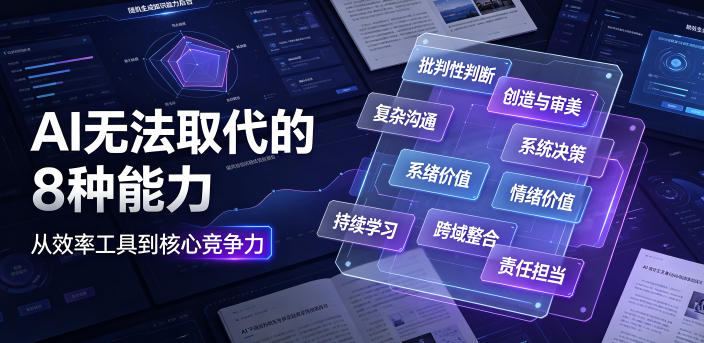 付费文章:AI无法取代的8种能力网创吧-网创项目资源站-副业项目-创业项目-搞钱项目网创吧