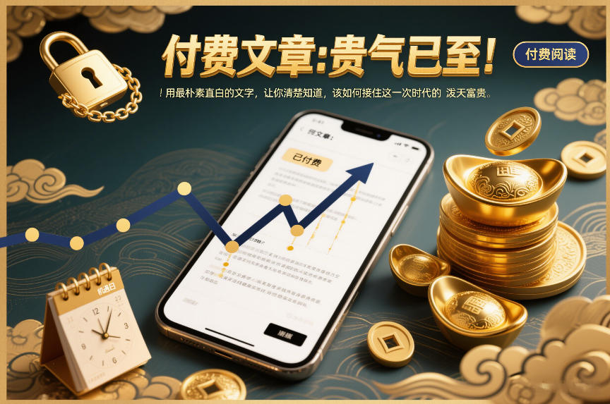 付费文章:贵气已至!用最朴素直白的文字,让你清楚知道,该如何接住这一次时代的泼天富贵网创吧-网创项目资源站-副业项目-创业项目-搞钱项目网创吧