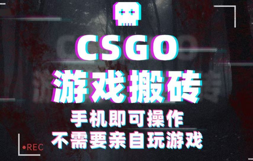 CSGO游戏挂机捡漏，单日扫货500+，年底小高峰上车可吃肉，手机即可操作兼职副业网创吧-网创项目资源站-副业项目-创业项目-搞钱项目网创吧