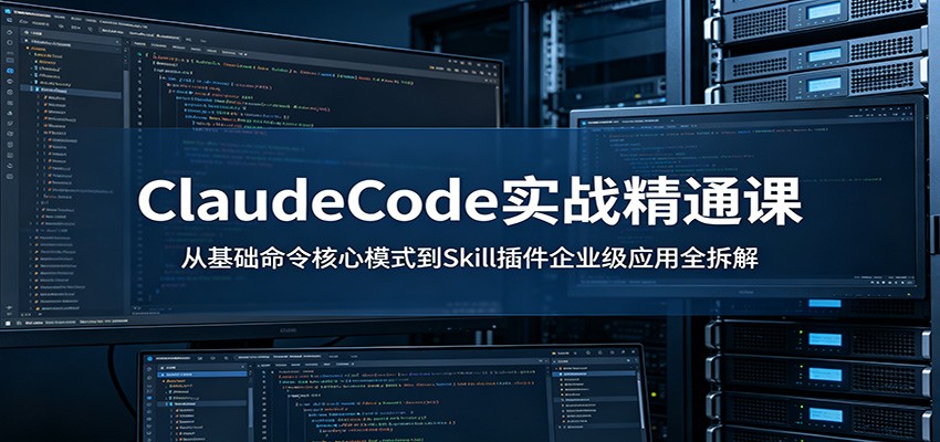 ClaudeCode实战精通课:从基础命令核心模式到Skill插件企业级应用全拆解网创吧-网创项目资源站-副业项目-创业项目-搞钱项目网创吧