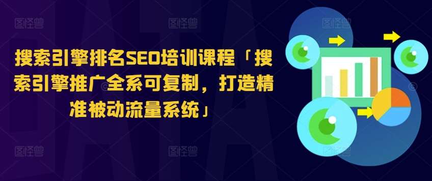 搜索引擎排名SEO培训课程「搜索引擎推广全系可复制,打造精准被动流量系统」网创吧-网创项目资源站-副业项目-创业项目-搞钱项目网创吧