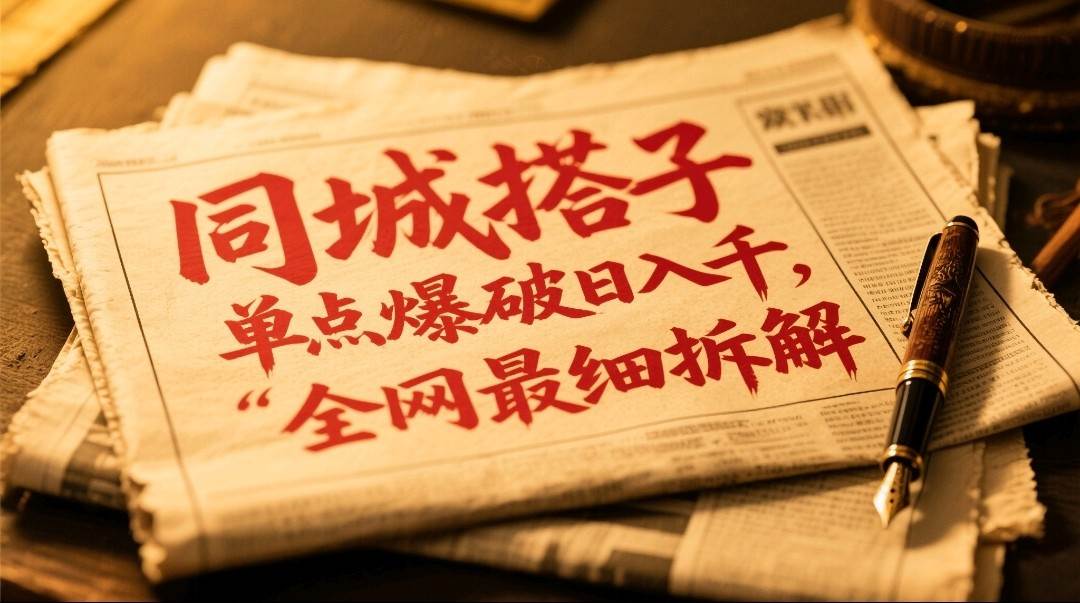 同城搭子群19.9单点爆破日入千,搭子组局月入万,全网最细拆解网创吧-网创项目资源站-副业项目-创业项目-搞钱项目网创吧