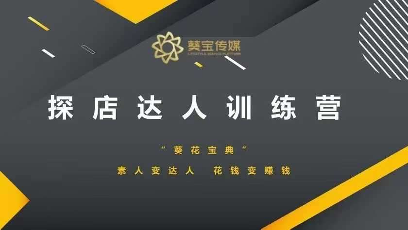 探店达人训练营,素人变达人,花钱变赚钱网创吧-网创项目资源站-副业项目-创业项目-搞钱项目网创吧