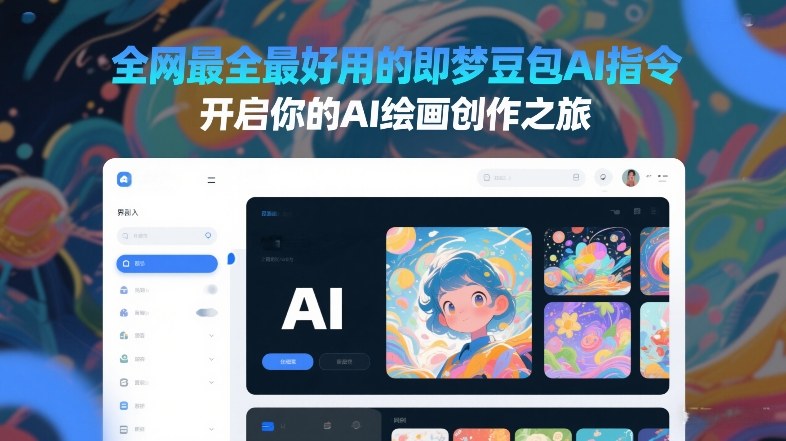 全网最全最好用的即梦豆包AI指令,开启你的AI绘画创作之旅网创吧-网创项目资源站-副业项目-创业项目-搞钱项目网创吧