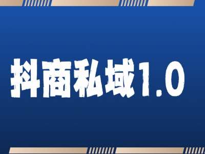 抖商服务私域1.0,抖音引流获客详细教学网创吧-网创项目资源站-副业项目-创业项目-搞钱项目网创吧
