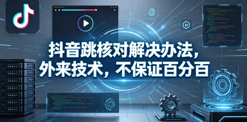 抖音跳核对解决办法,外来技术,不保证百分百网创吧-网创项目资源站-副业项目-创业项目-搞钱项目网创吧