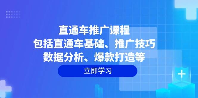 (14001期)直通车推广课程:包括直通车基础、推广技巧、数据分析、爆款打造等网创吧-网创项目资源站-副业项目-创业项目-搞钱项目网创吧