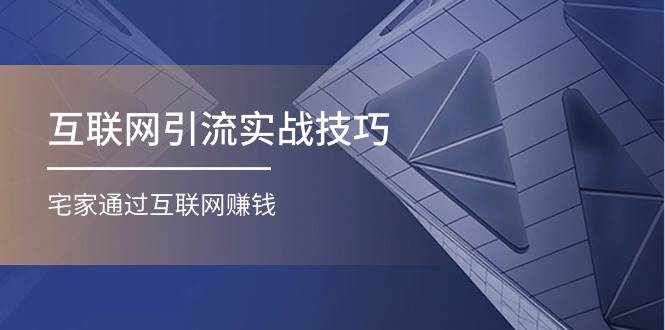 (11108期)互联网引流实操技巧(适合微商,吸引宝妈),宅家通过互联网赚钱(17节)网创吧-网创项目资源站-副业项目-创业项目-搞钱项目网创吧
