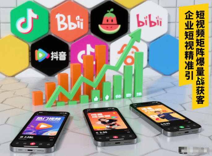企业短视频精准引流矩阵获客,短视频矩阵爆量战法网创吧-网创项目资源站-副业项目-创业项目-搞钱项目网创吧