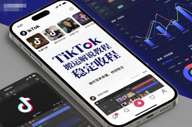 TikTok搬运解说教程,稳定收益,操作简单易懂,批量可做,持续稳定网创吧-网创项目资源站-副业项目-创业项目-搞钱项目网创吧