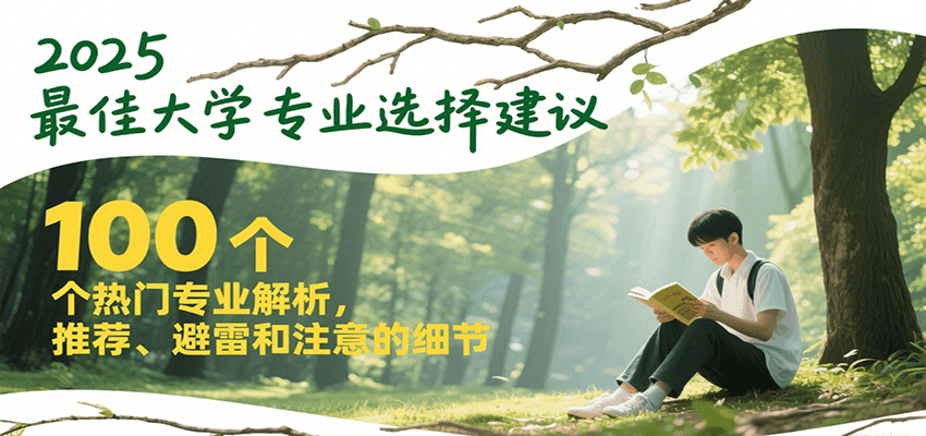 2025最佳大学专业选择建议,100个热门专业解析,推荐、避雷和注意的细节网创吧-网创项目资源站-副业项目-创业项目-搞钱项目网创吧