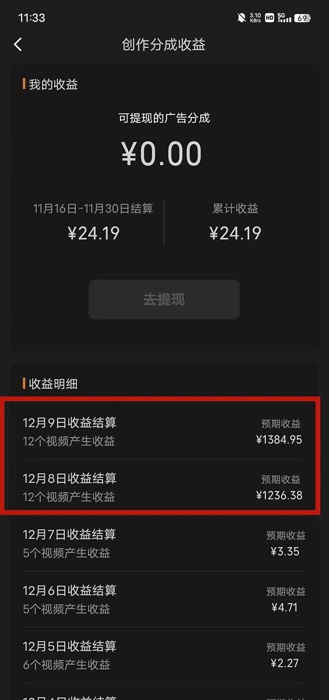 (8232期)视频号分成计划小项目:几天时间就可以爆一条,两天就可以跑1000+利润网创吧-网创项目资源站-副业项目-创业项目-搞钱项目网创吧