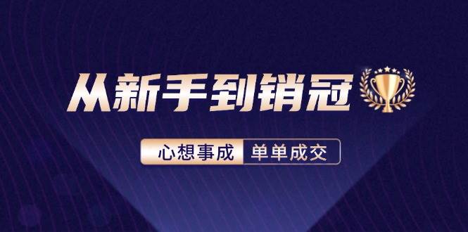 (12383期)从新手到销冠:精通客户心理学,揭秘销冠背后的成交秘籍网创吧-网创项目资源站-副业项目-创业项目-搞钱项目网创吧