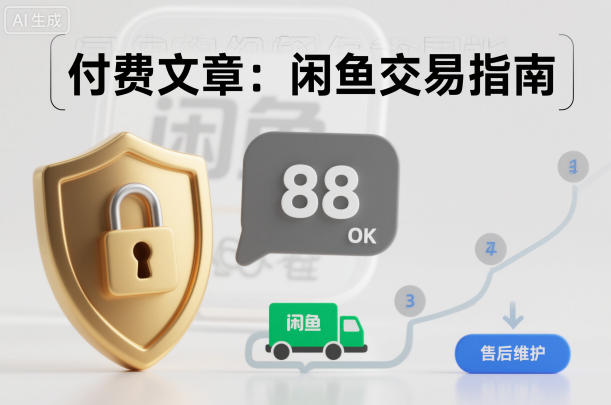 付费文章:闲鱼交易指南,怎么才能降低被坑被马扁的概率网创吧-网创项目资源站-副业项目-创业项目-搞钱项目网创吧