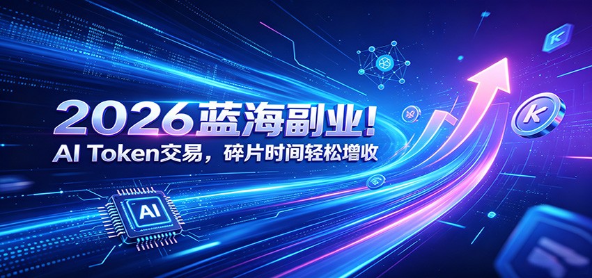 2026蓝海副业!AI Token交易,碎片时间轻松增收网创吧-网创项目资源站-副业项目-创业项目-搞钱项目网创吧