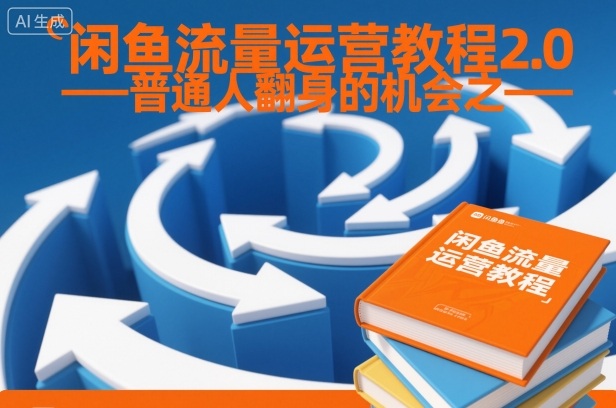 闲鱼流量运营教程2.0——普通人翻身的机会之一网创吧-网创项目资源站-副业项目-创业项目-搞钱项目网创吧