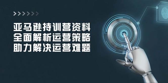 （14033期）亚马逊持训营资料，全面解析运营策略，助力解决运营难题网创吧-网创项目资源站-副业项目-创业项目-搞钱项目网创吧