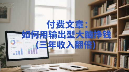 付费文章:如何用输出型大脑挣钱(三年收入翻倍)网创吧-网创项目资源站-副业项目-创业项目-搞钱项目网创吧