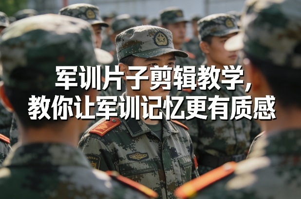 军训片子剪辑教学,教你让军训记忆更有质感网创吧-网创项目资源站-副业项目-创业项目-搞钱项目网创吧
