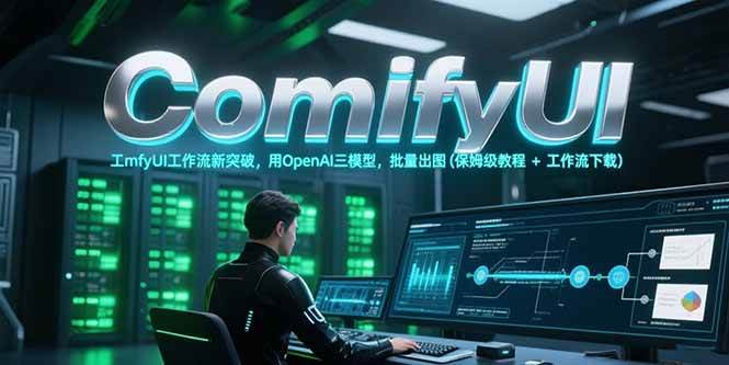 ComfyUI工作流新突破,用OpenAI三模型,批量出图(保姆级教程+工作流下载)网创吧-网创项目资源站-副业项目-创业项目-搞钱项目网创吧